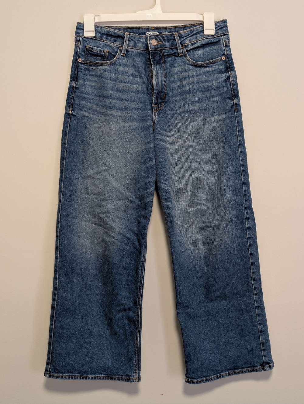 Old Navy Women's Wide Leg Blue Jeans